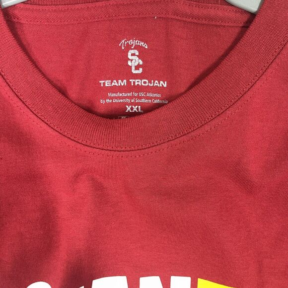 USC Trojans Nation T-Shirt Men’s XXL Short Sleeve T-Shirt Team Trojan Red NWT - Picture 6 of 9